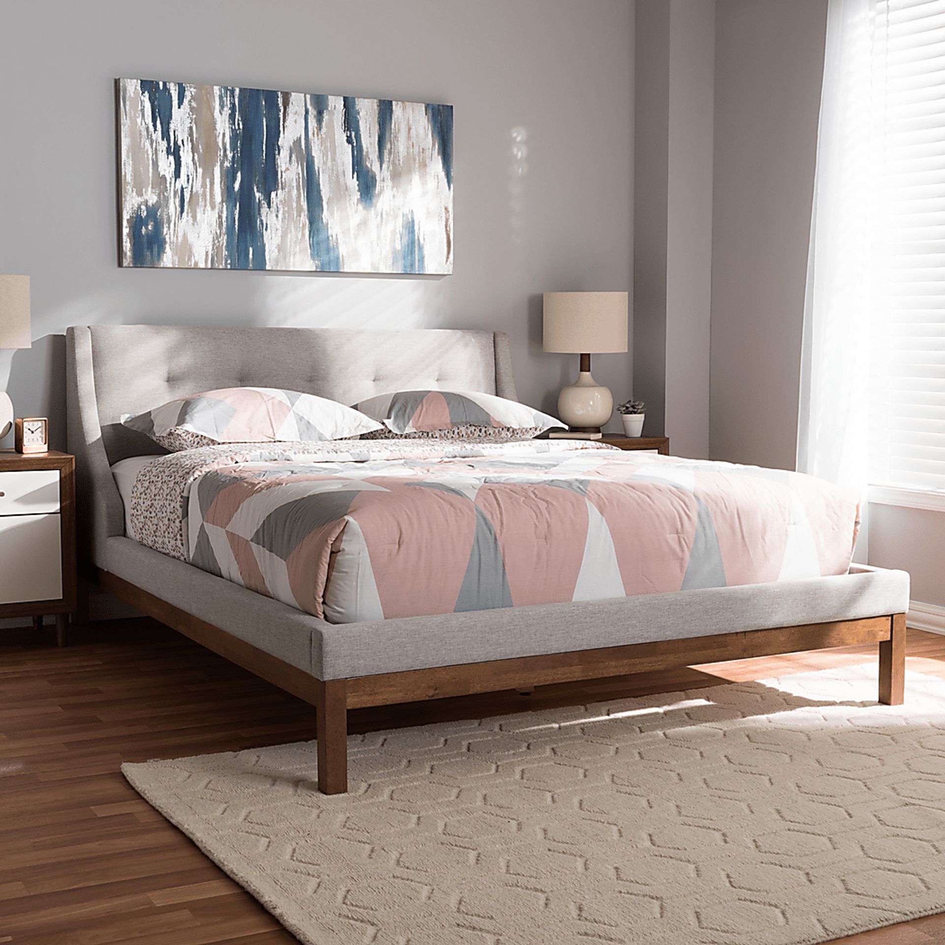 Alissas Gray Full Bed - Image 2
