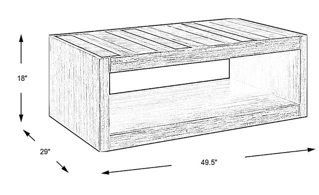 Dimension Image. Please refer to the Dimension Tab on this page for dimension details.