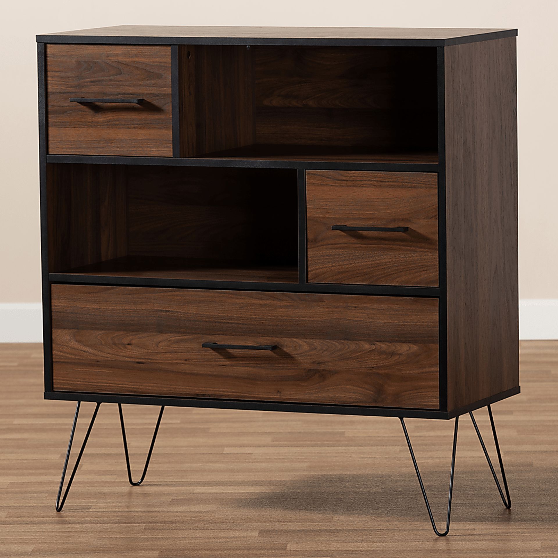 Alitak Brown Bookcase - Image 8