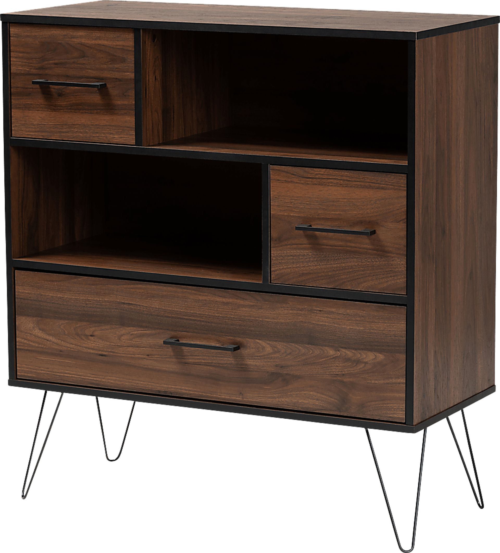 Alitak Brown Bookcase - Image 1