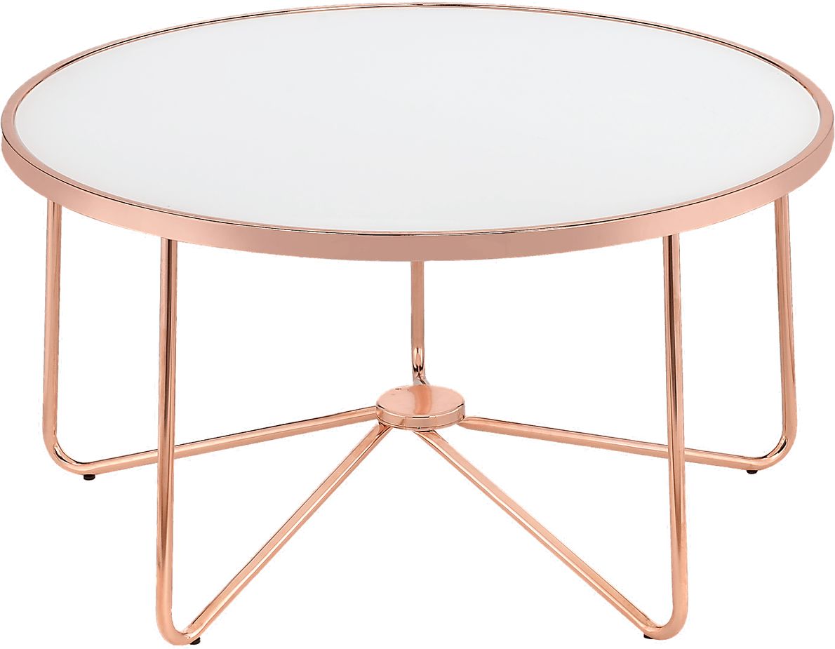 Alivia White Cocktail Table