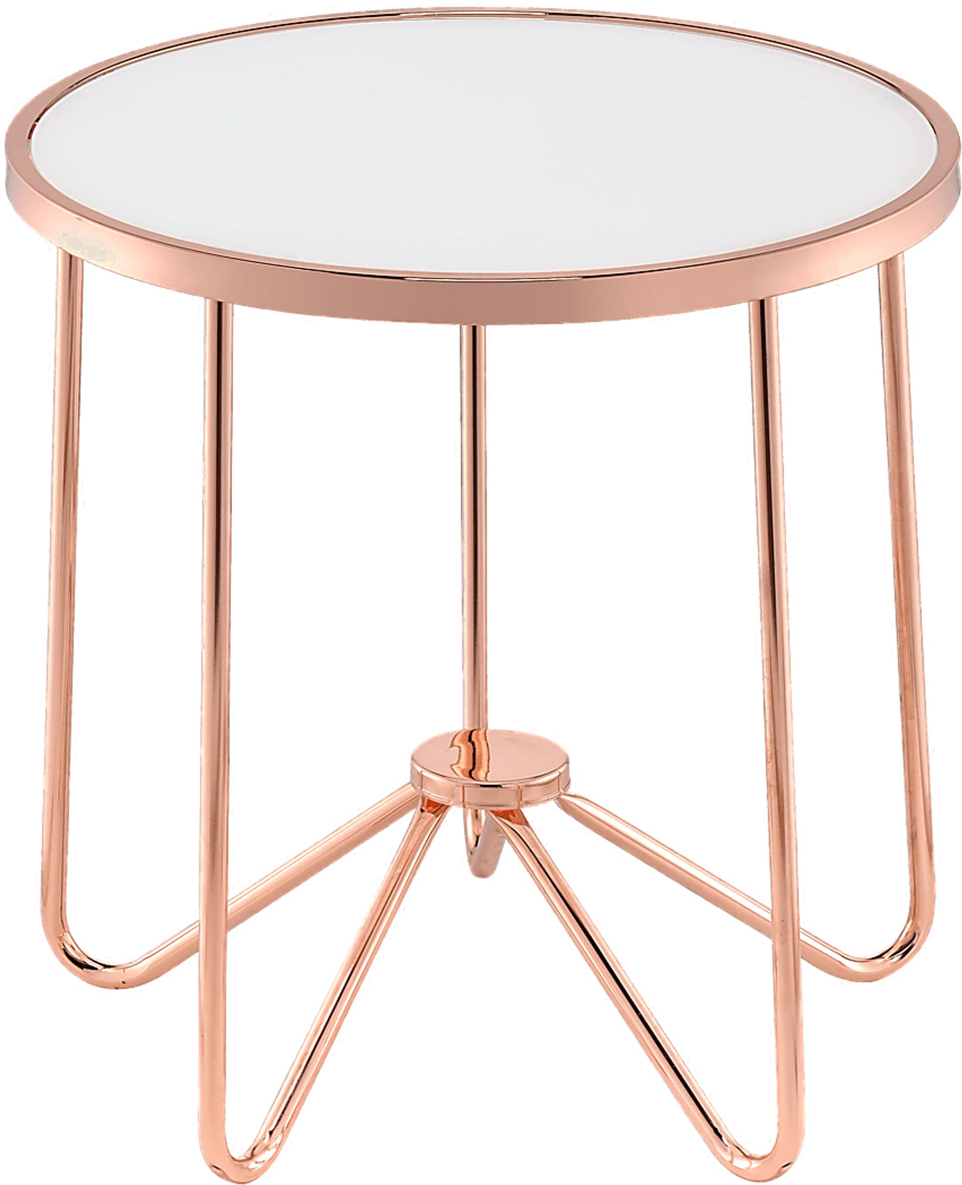 Alivia White End Table - Image 1