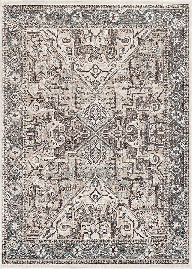 Alize Ivory 6'7 x 9' Rug - Thumbnail - Image 1