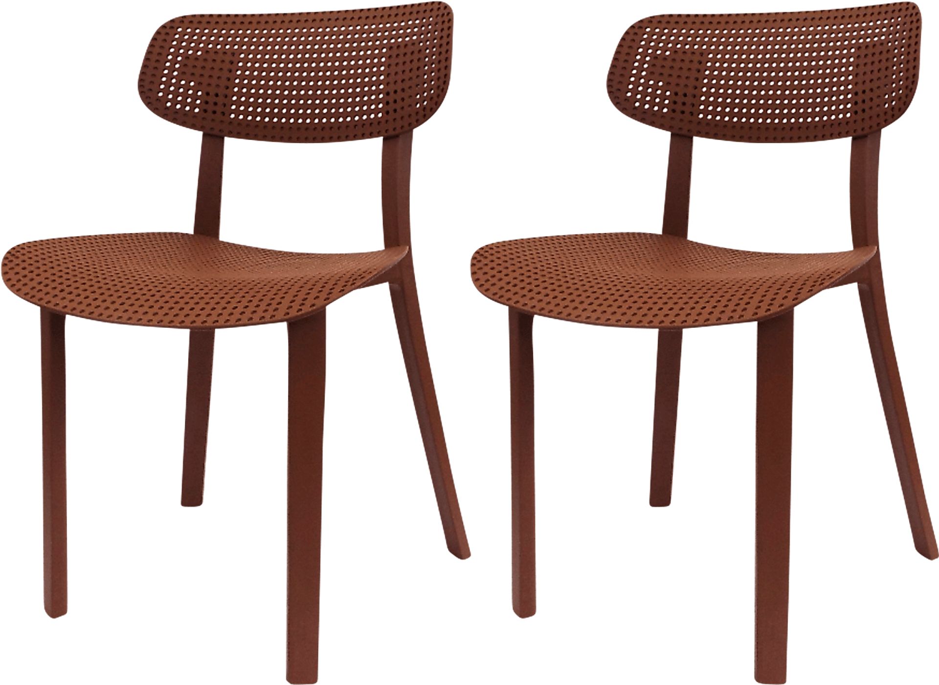 Alizia Brown Dining Chair, Set of 2 - Image 1
