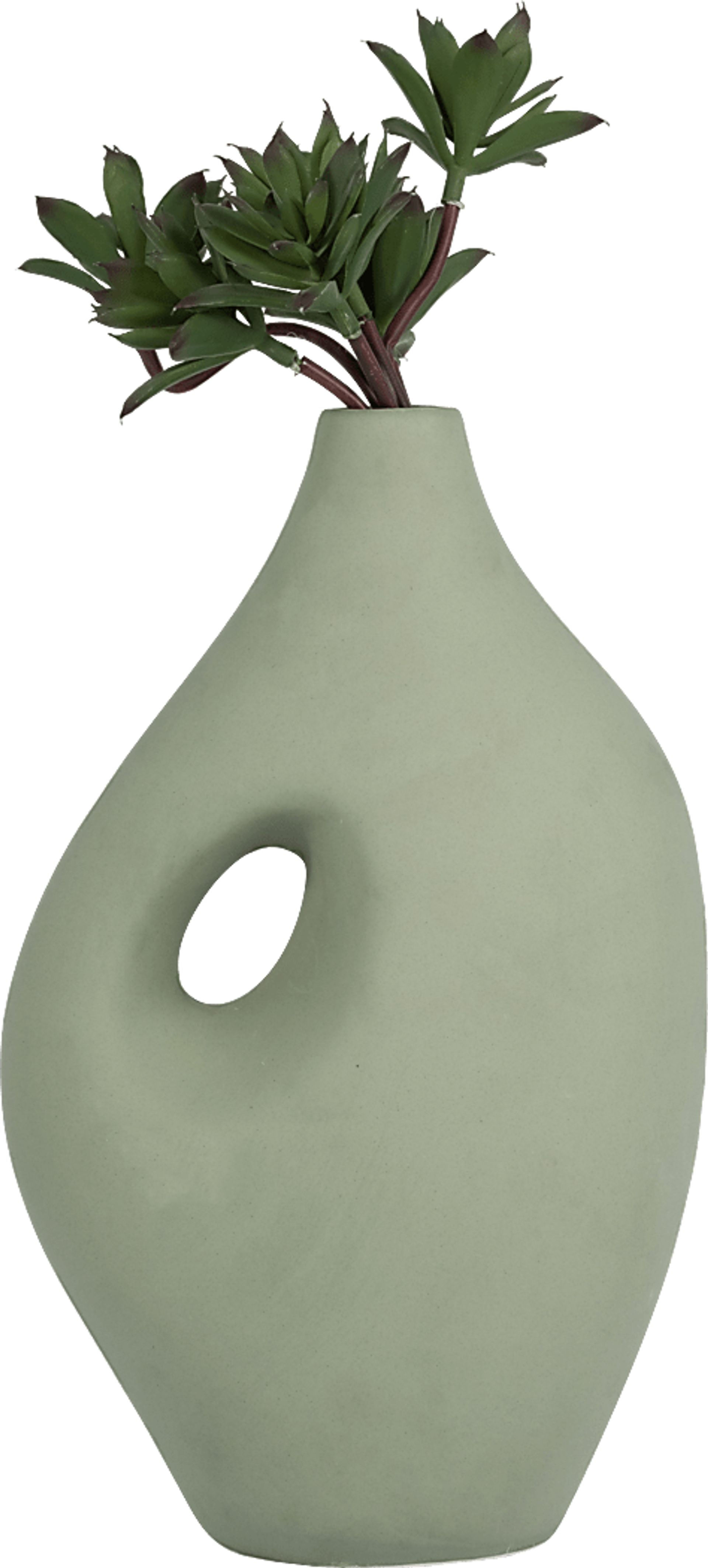 Aljema Green 12 in. Vase - Image 2