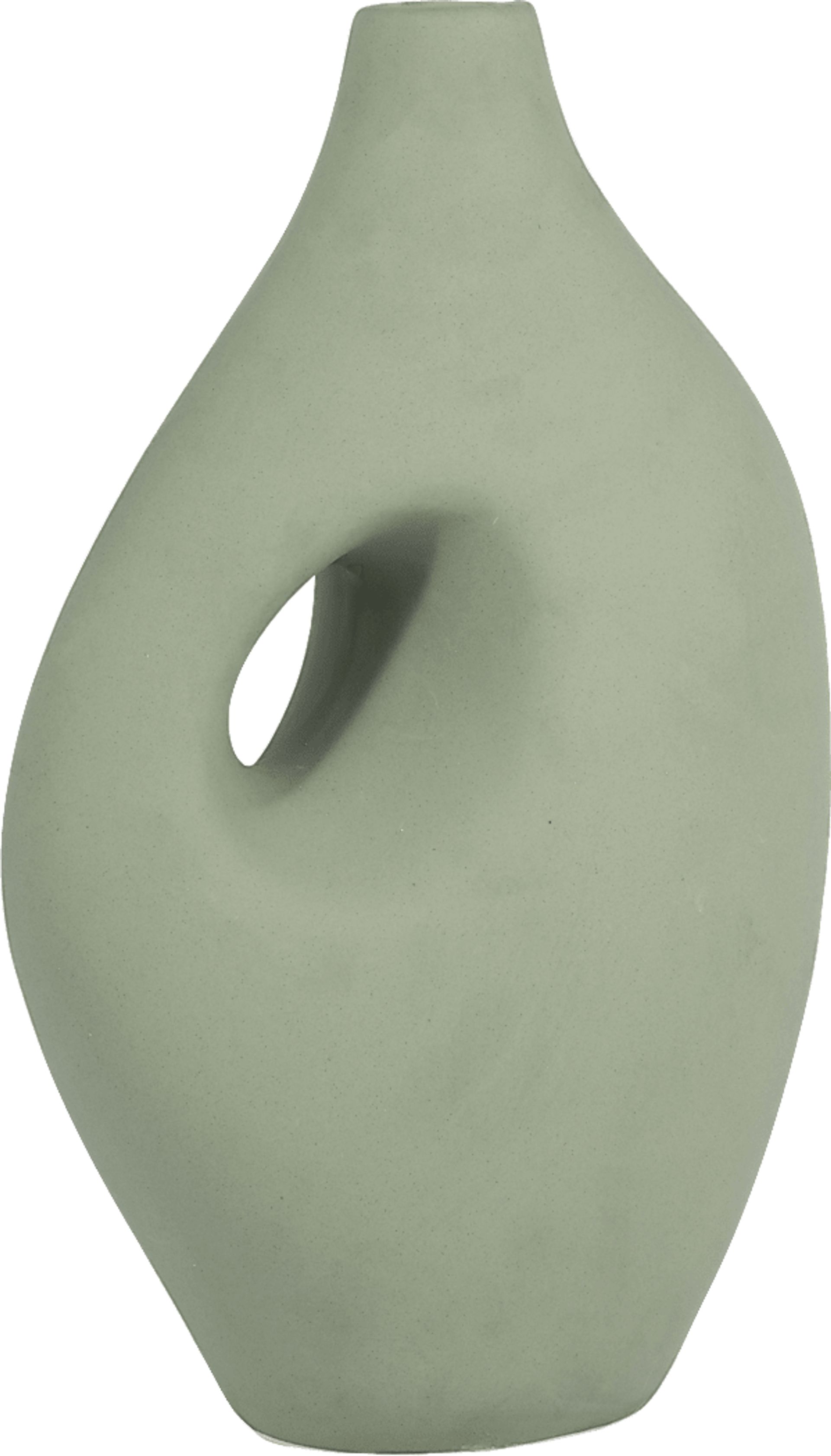 Aljema Green 12 in. Vase - Image 6