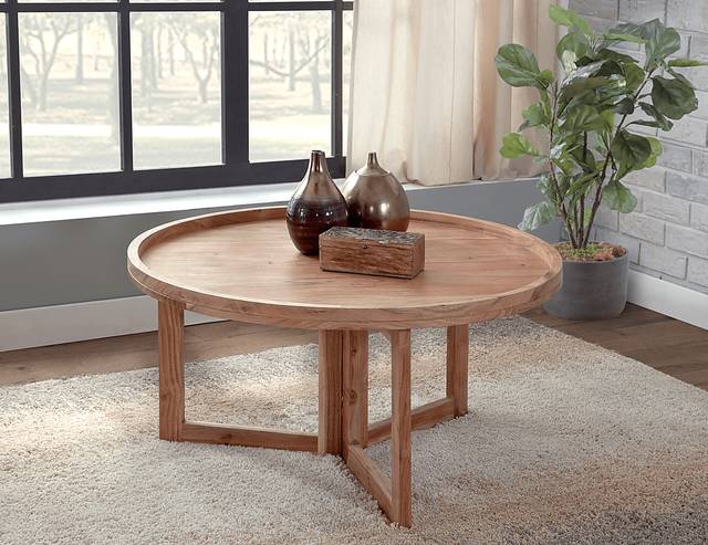 Alkae Brown Cocktail Table - Thumbnail - Image 2
