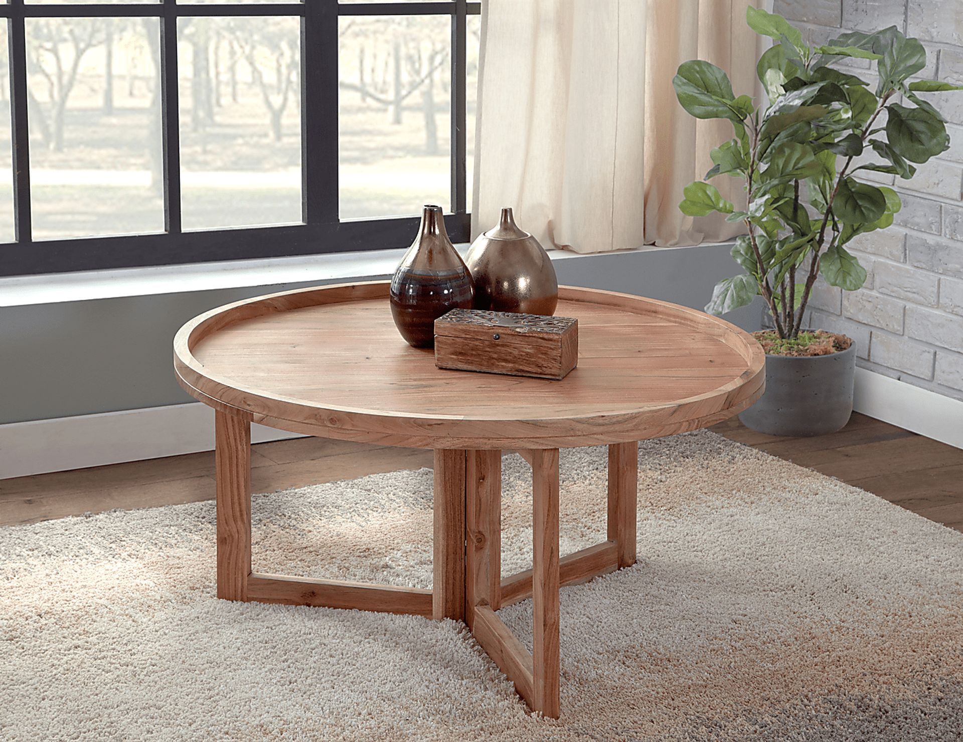 Alkae Brown Cocktail Table - Image 2