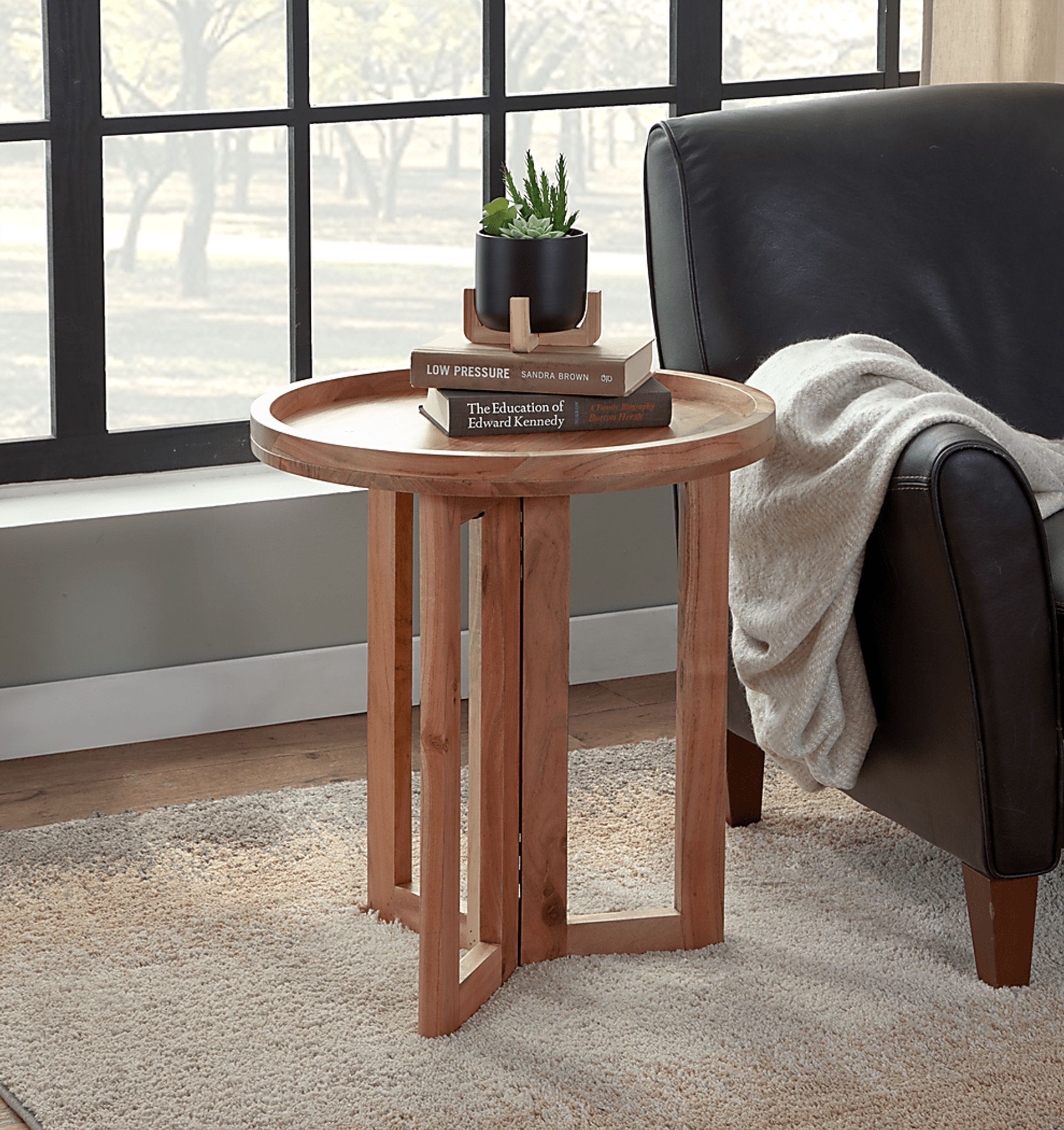 Alkae Brown End Table - Image 2