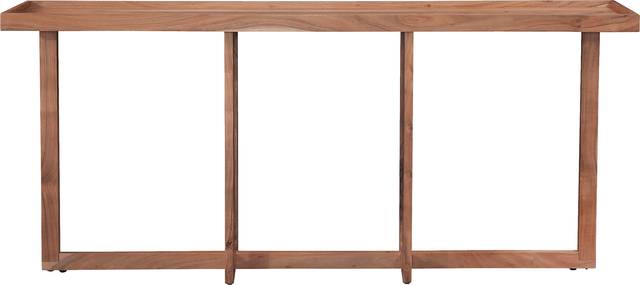 Alkae Brown Sofa Table - Thumbnail - Image 4
