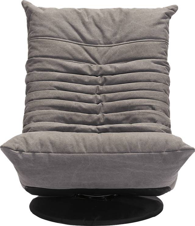 Alken Rowe Gray Swivel Chair - Thumbnail - Image 3