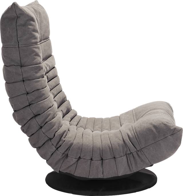 Alken Rowe Gray Swivel Chair - Thumbnail - Image 5