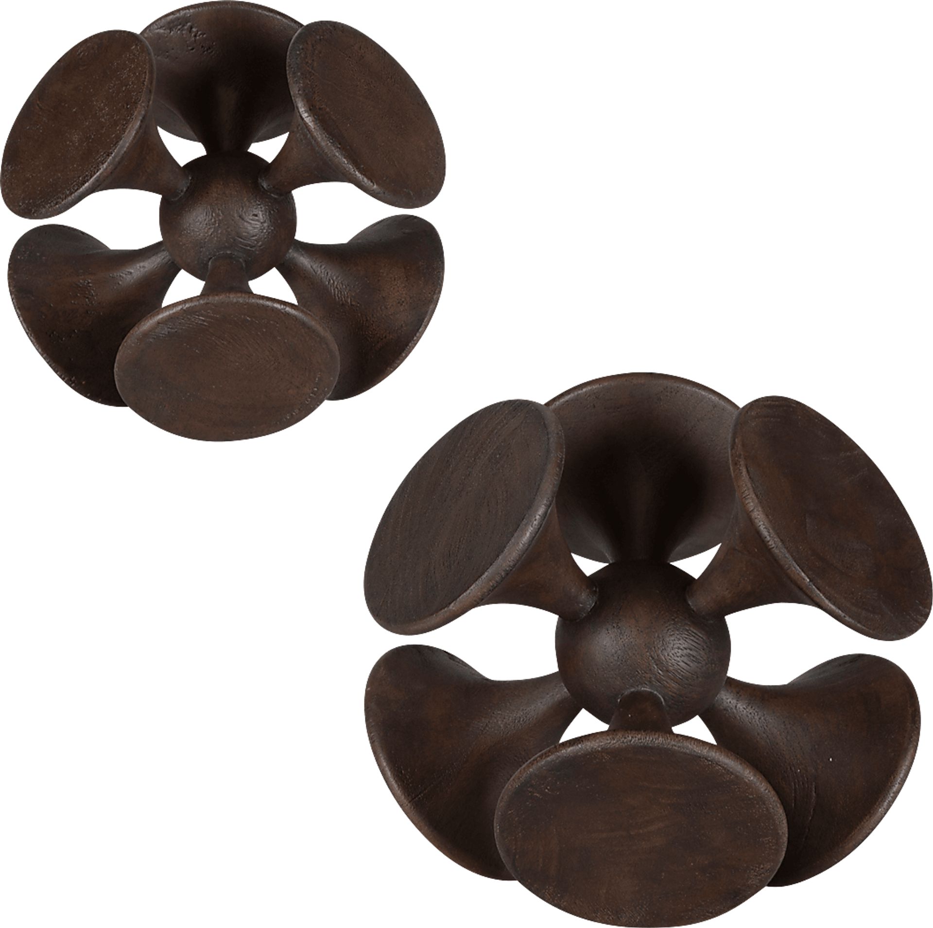 Alko Brown Sculpture, Set of 2 - Image 7