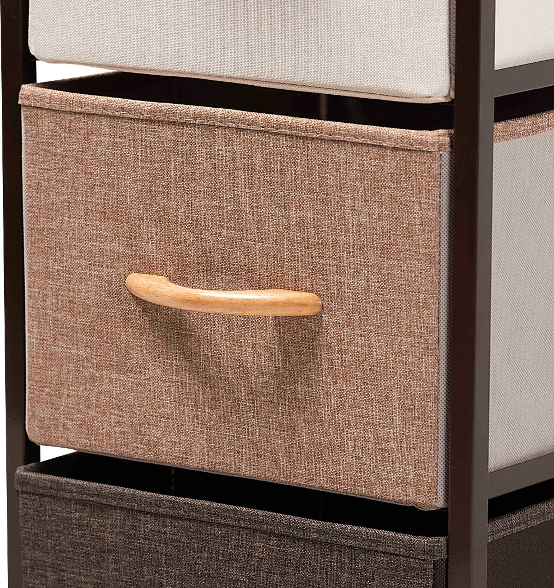 Alkoel Black Small 4 Drawer Accent Cabinet - Image 5