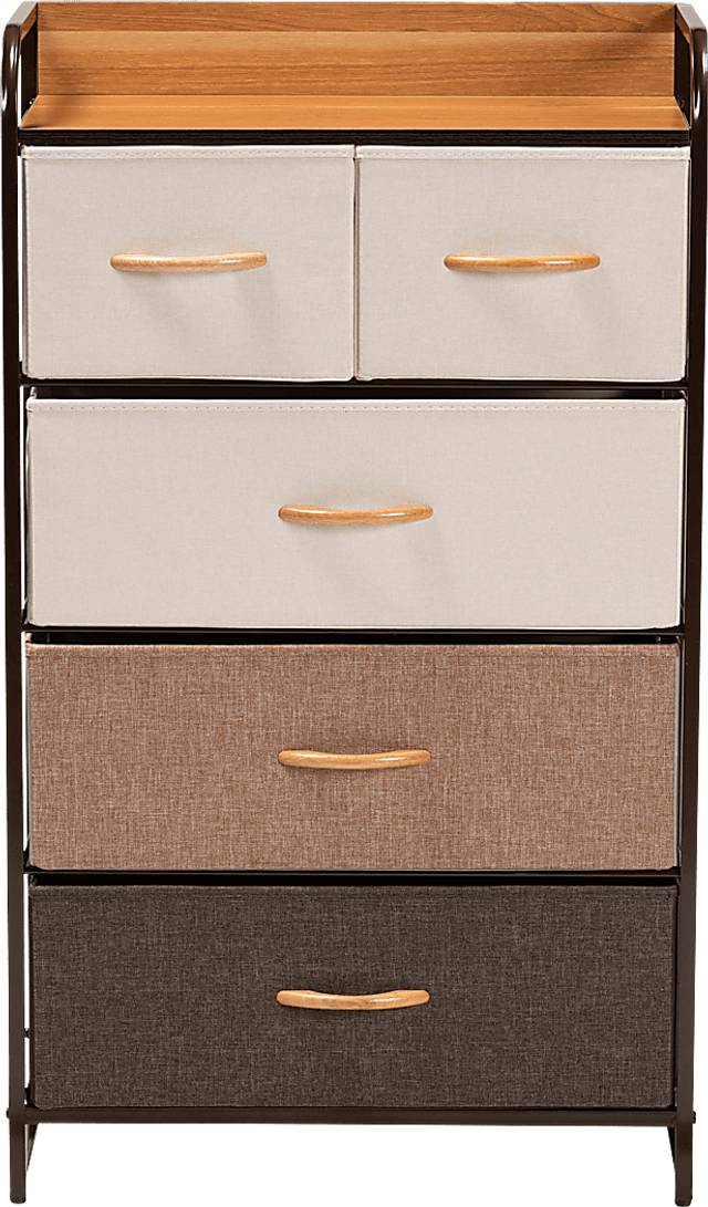 Alkoel Black 5-Drawer Accent Cabinet - Thumbnail - Image 3