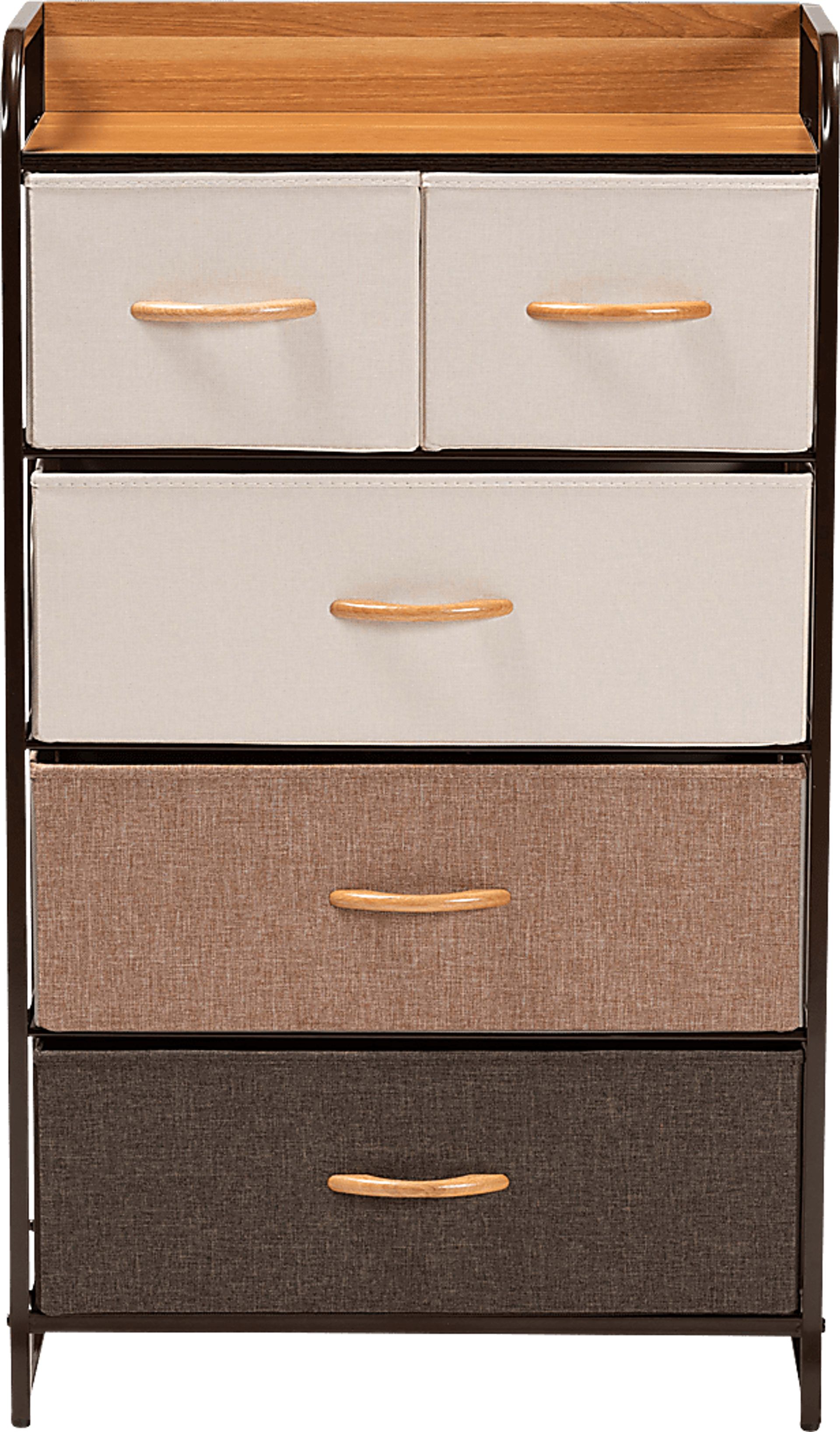 Alkoel Black 5-Drawer Accent Cabinet - Image 3