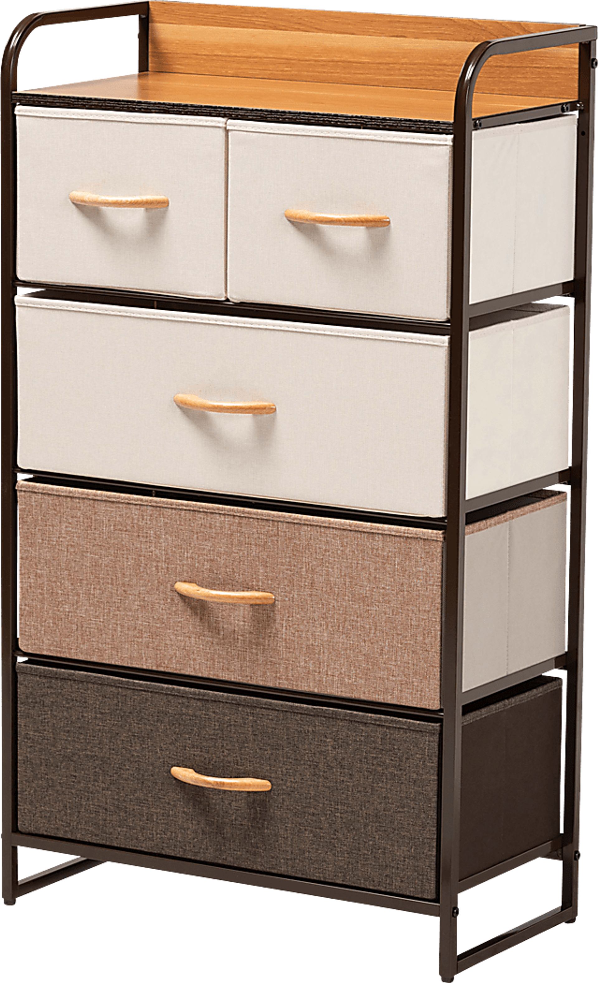Alkoel Black 5-Drawer Accent Cabinet - Image 1