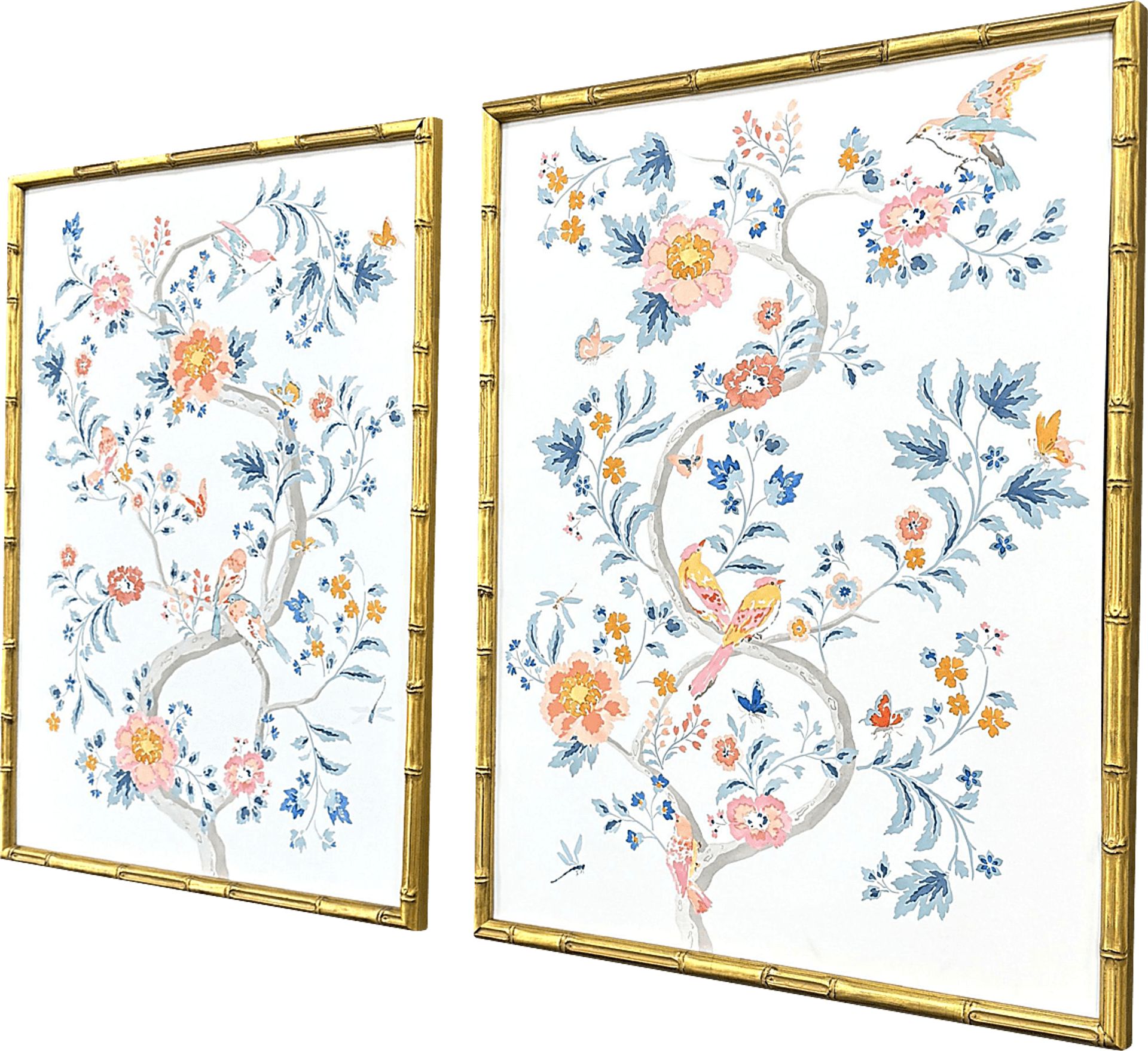 All The Flowers Blue Artwork, Set of 2 - Image 2