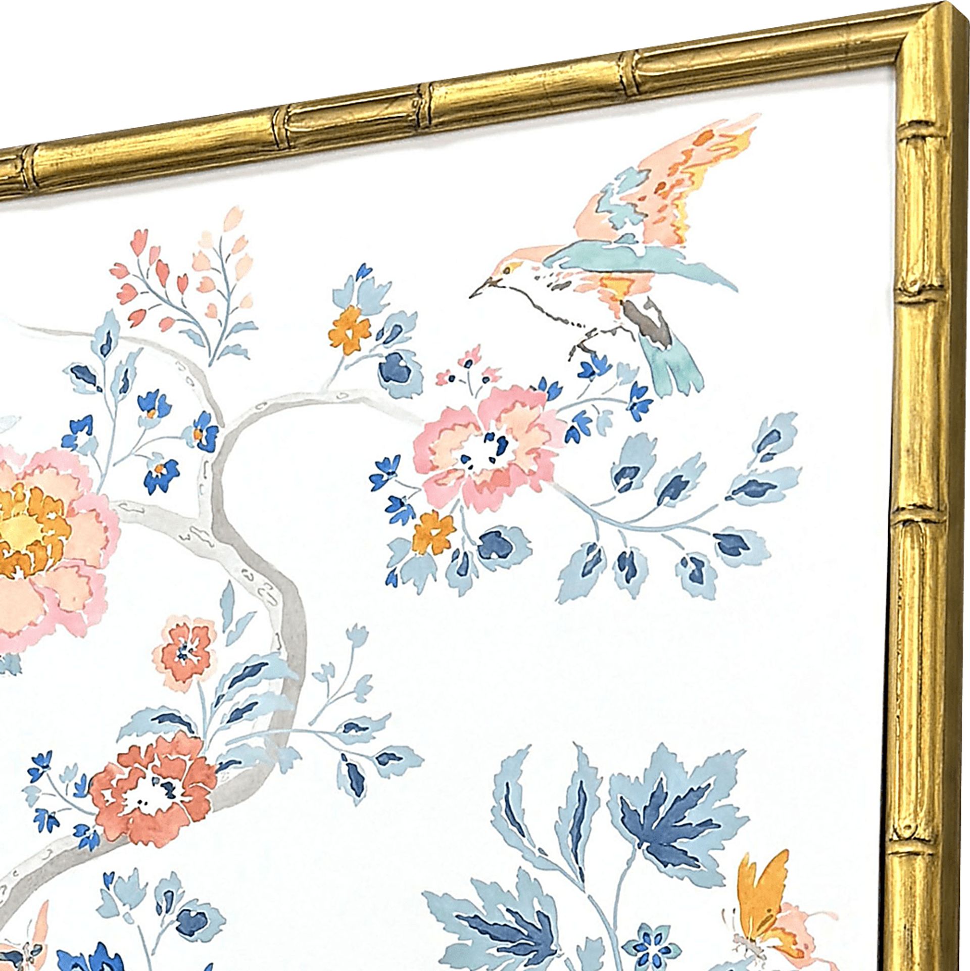 All The Flowers Blue Artwork, Set of 2 - Image 3