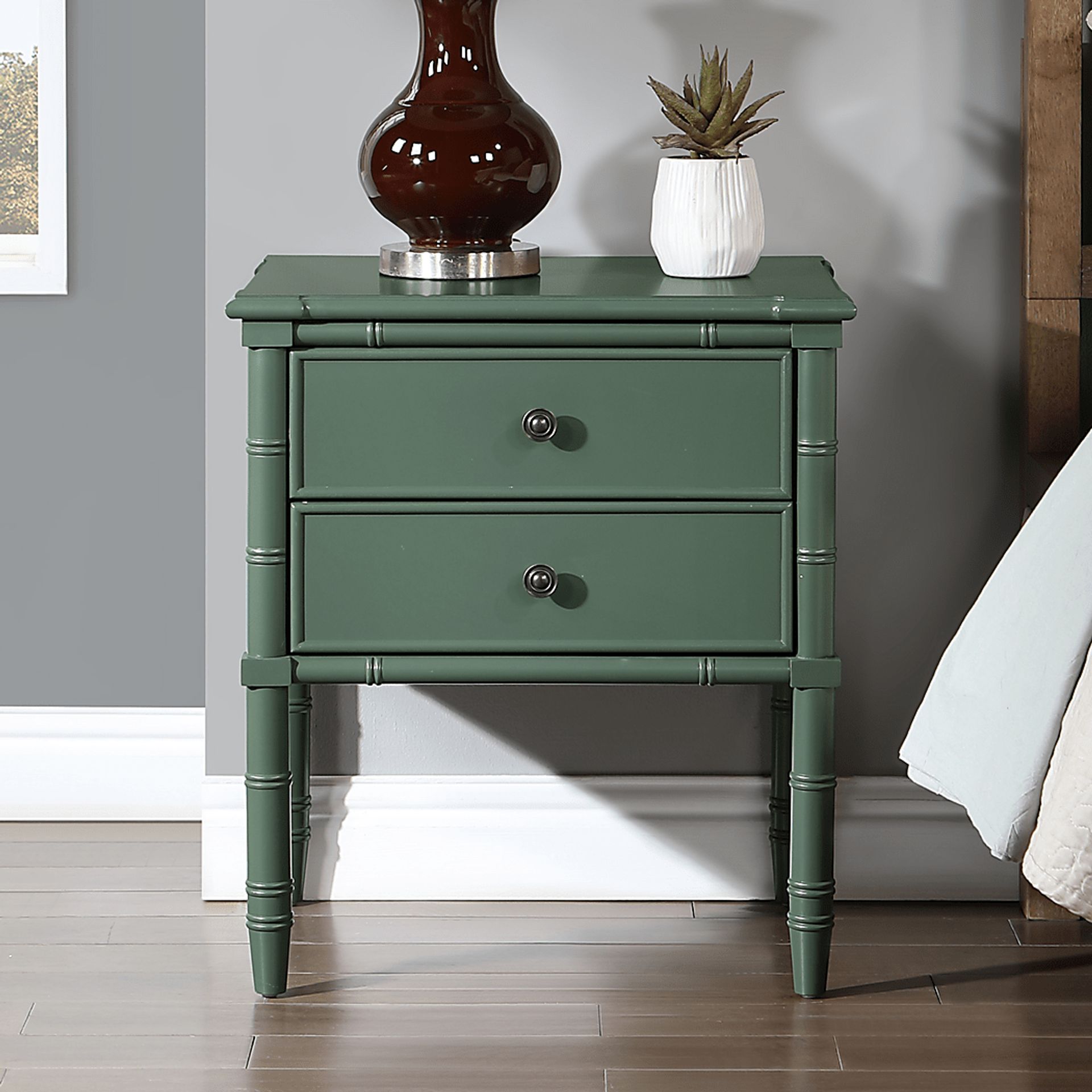 Allais Green Nightstand - Image 3