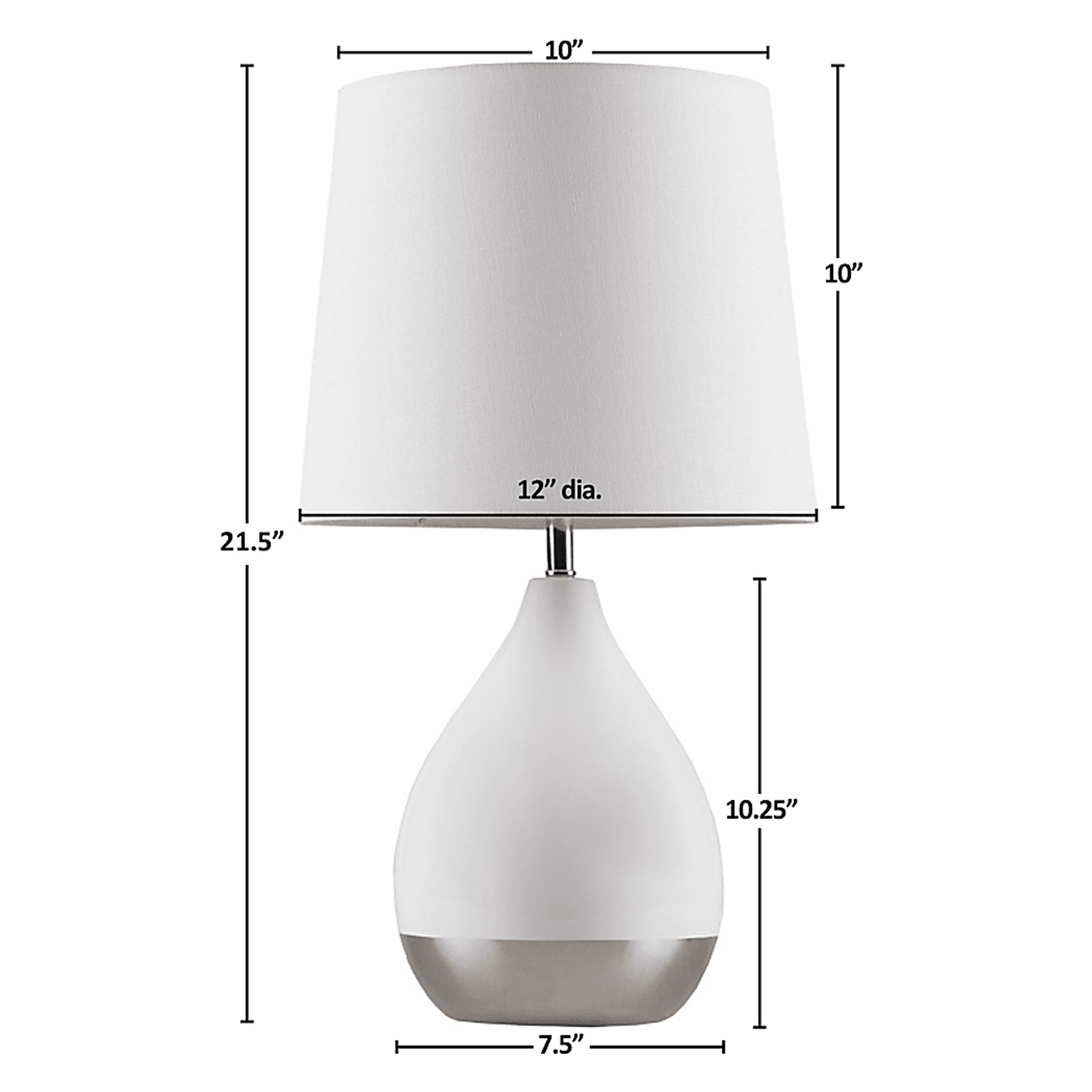Allamanda Court White Table Lamps, Set of 2 - Image 14