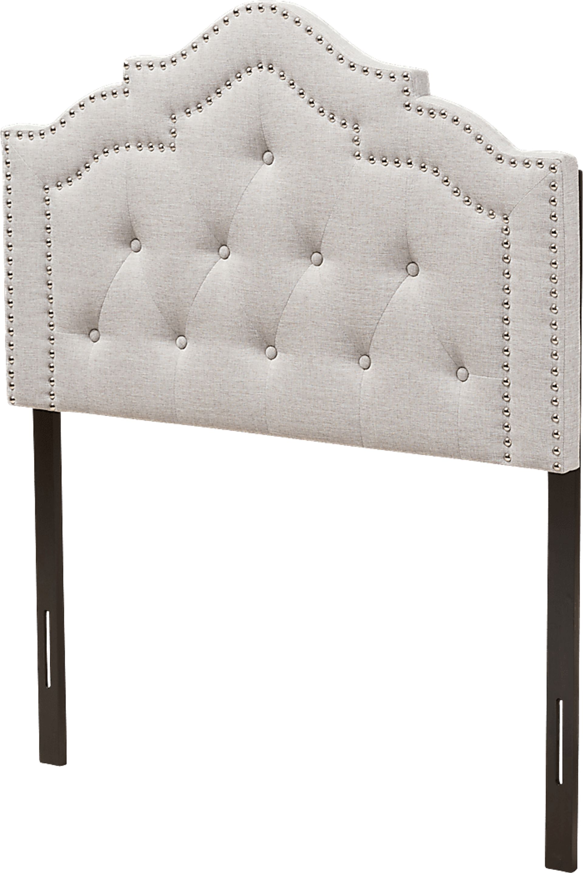 Allamar Gray Twin Upholstered Headboard - Image 3
