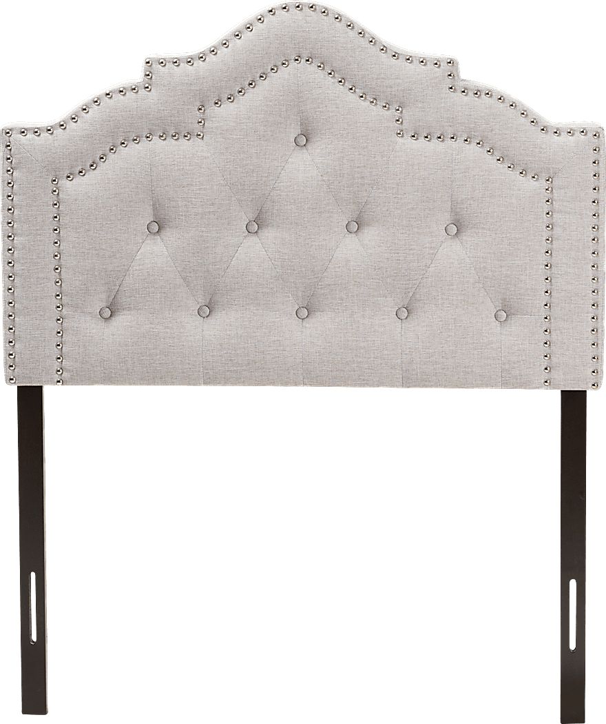 Allamar Gray Twin Upholstered Headboard