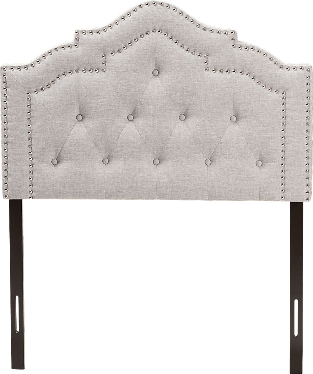 Allamar Gray Twin Upholstered Headboard