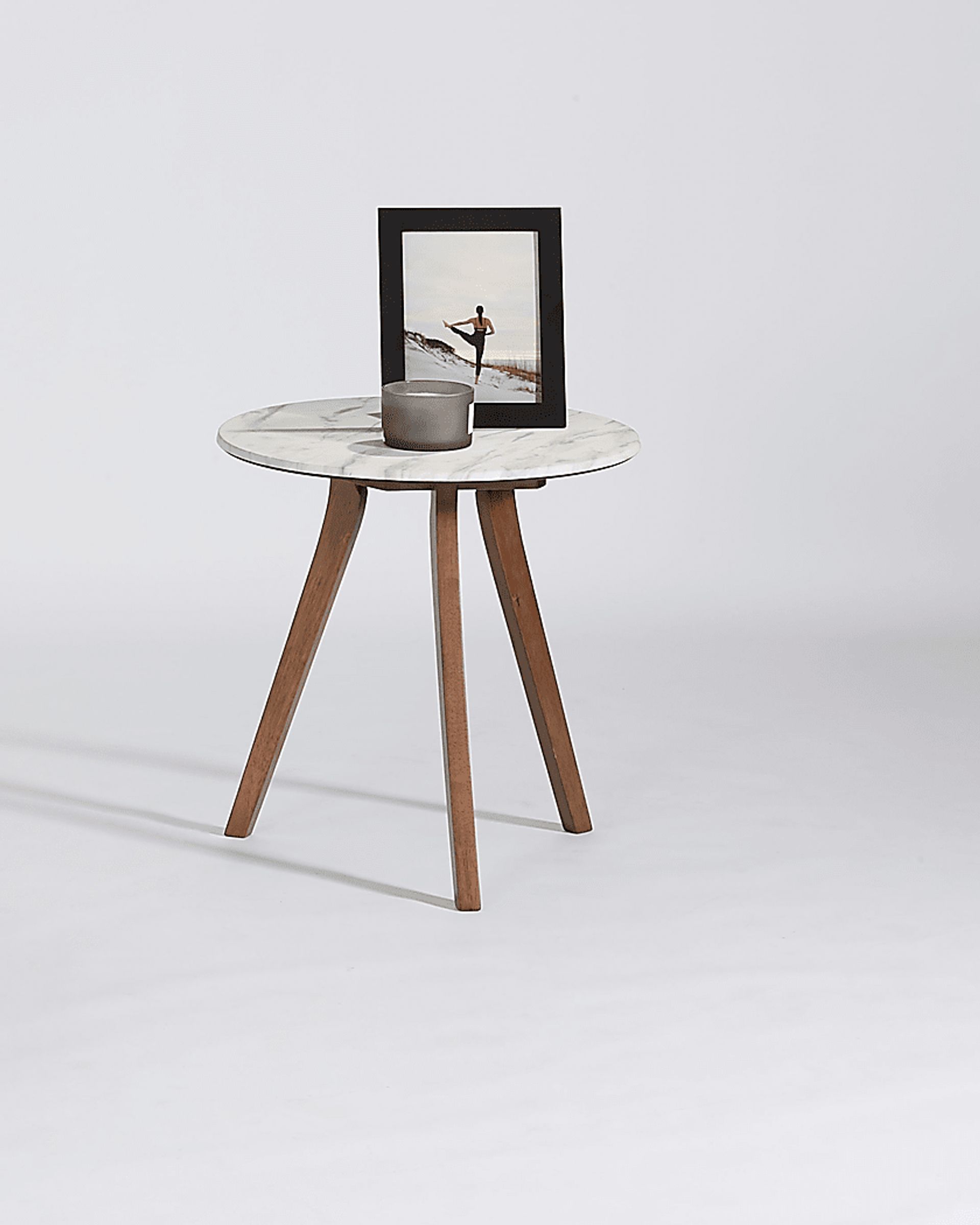Allana White End Table - Image 2