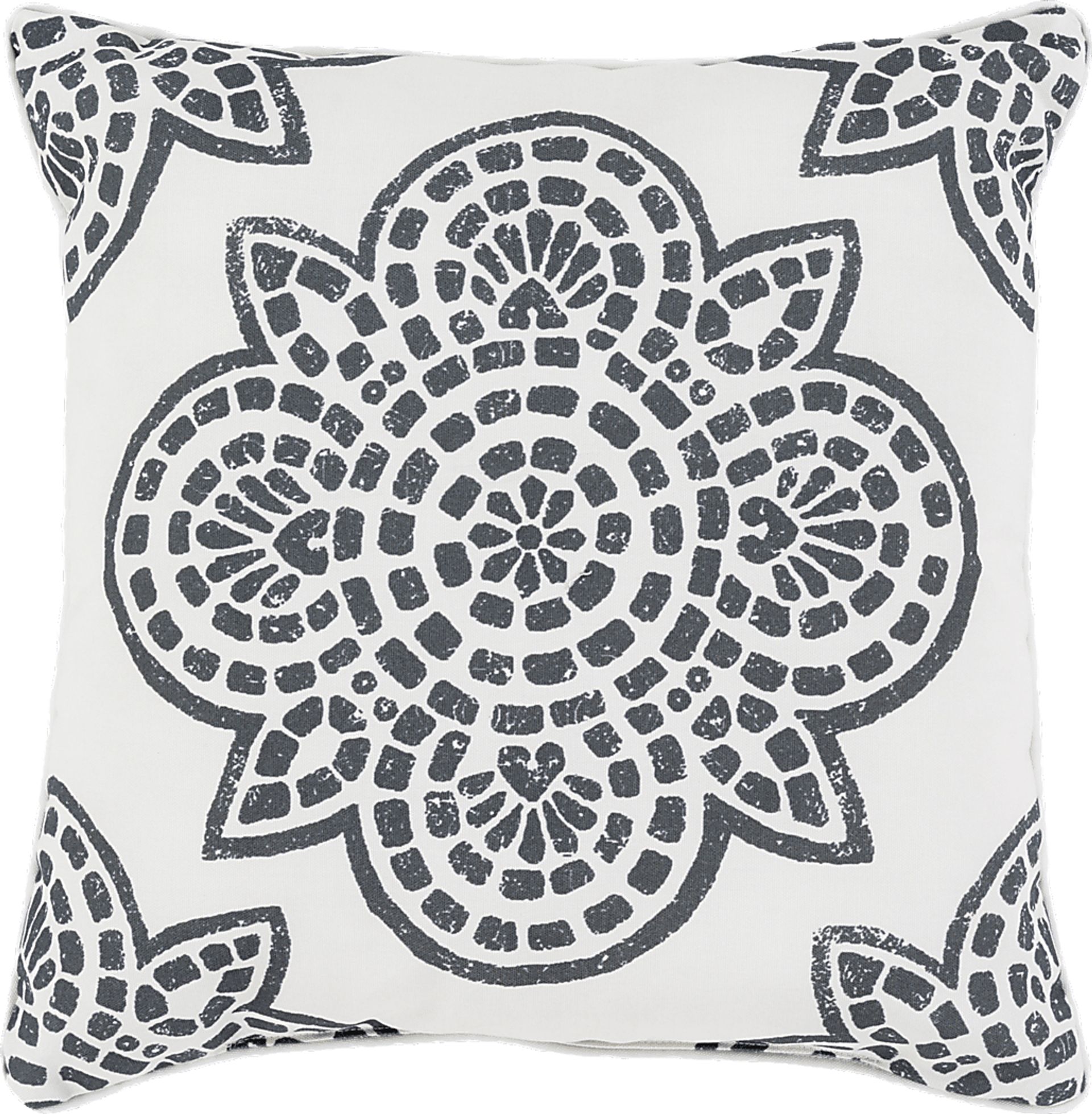 Allanna Black Indoor/Outdoor Accent Pillow - Image 1