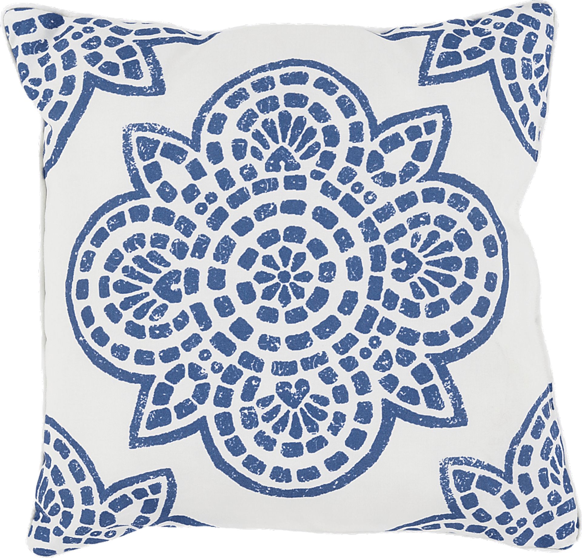 Allanna Navy Indoor/Outdoor Accent Pillow - Image 1