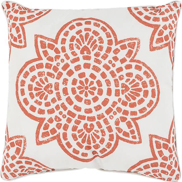 Allanna Orange Indoor/Outdoor Accent Pillow - Thumbnail - Image 1