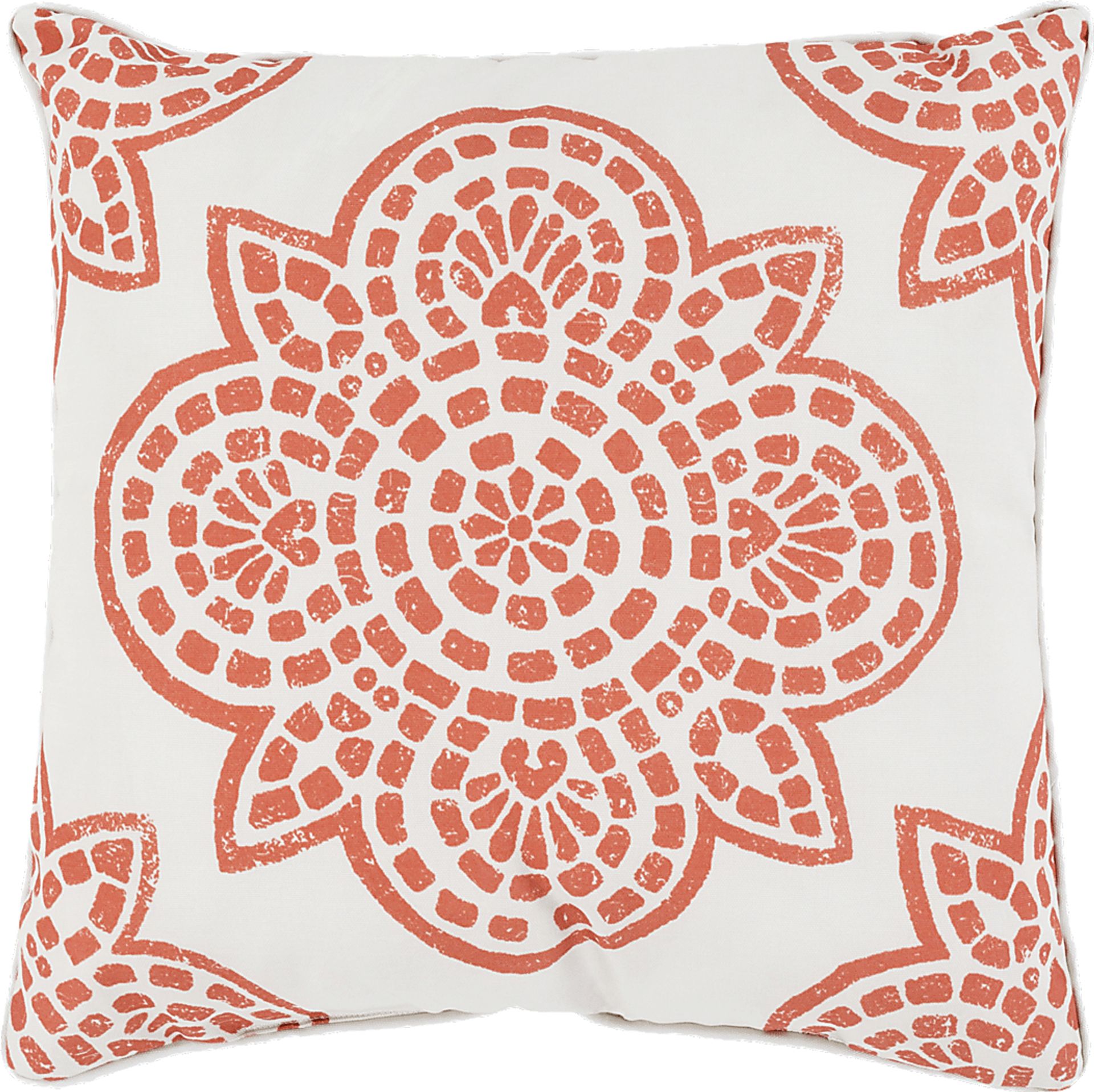 Allanna Orange Indoor/Outdoor Accent Pillow - Image 1