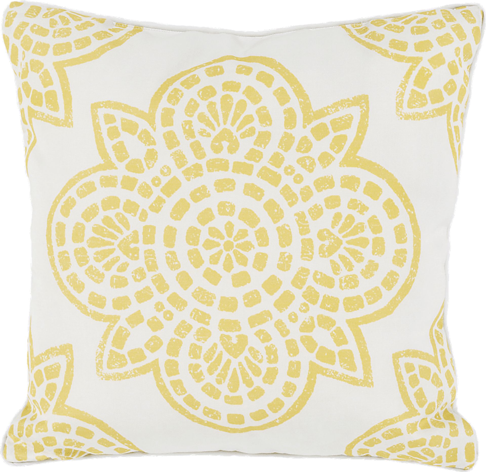 Allanna Yellow Indoor/Outdoor Accent Pillow - Image 1