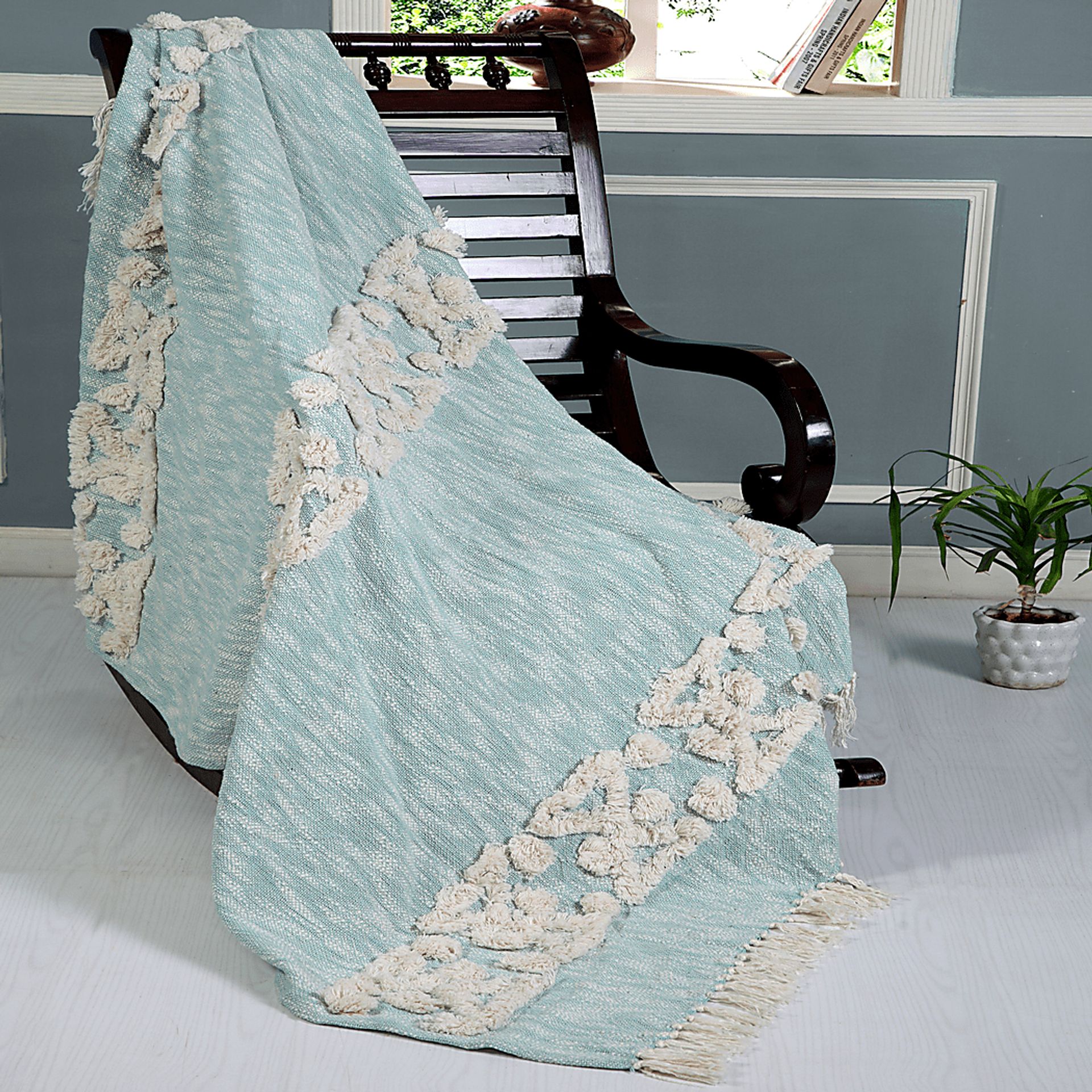 Allarts Blue Throw Blanket - Image 2