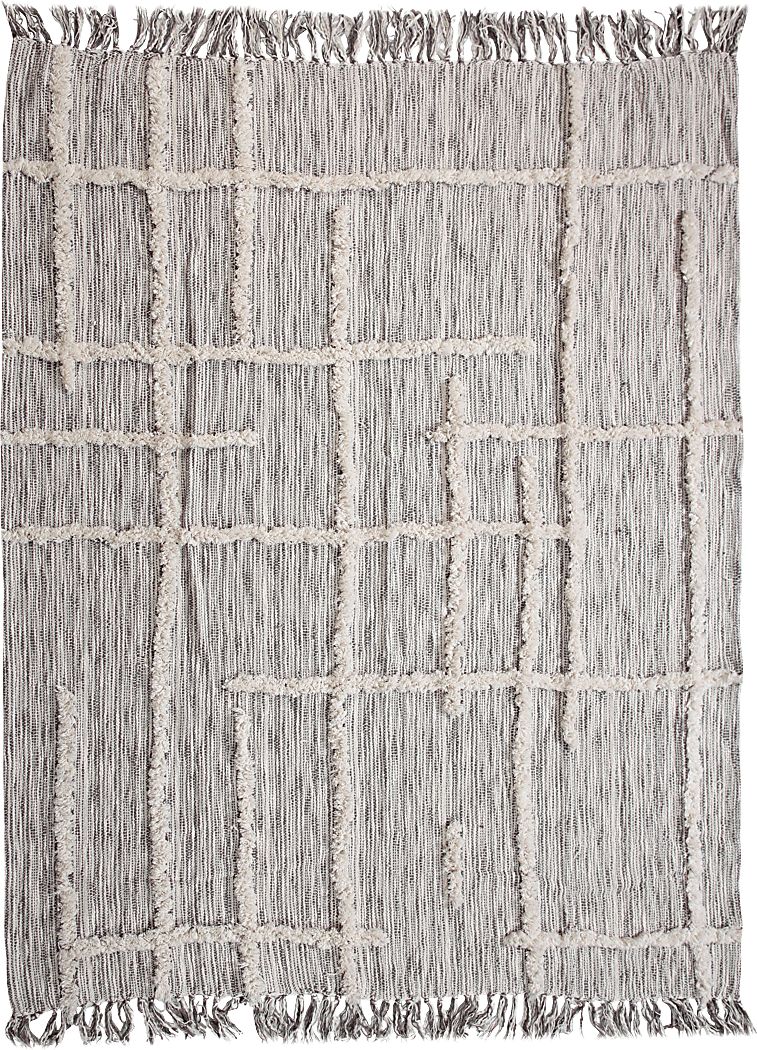 Allarts Gray Throw Blanket
