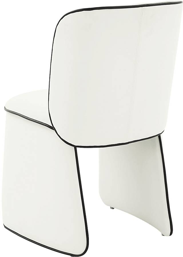 Allbee Cream Side Chair - Thumbnail - Image 4