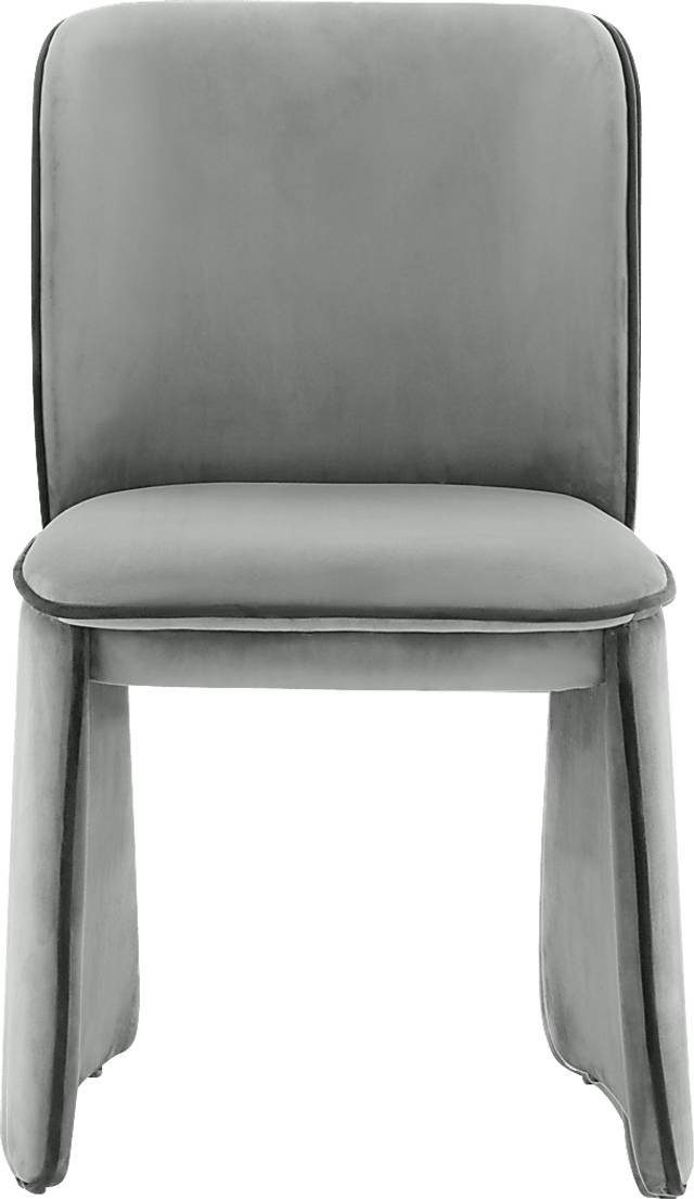 Allbee Gray Side Chair - Thumbnail - Image 3