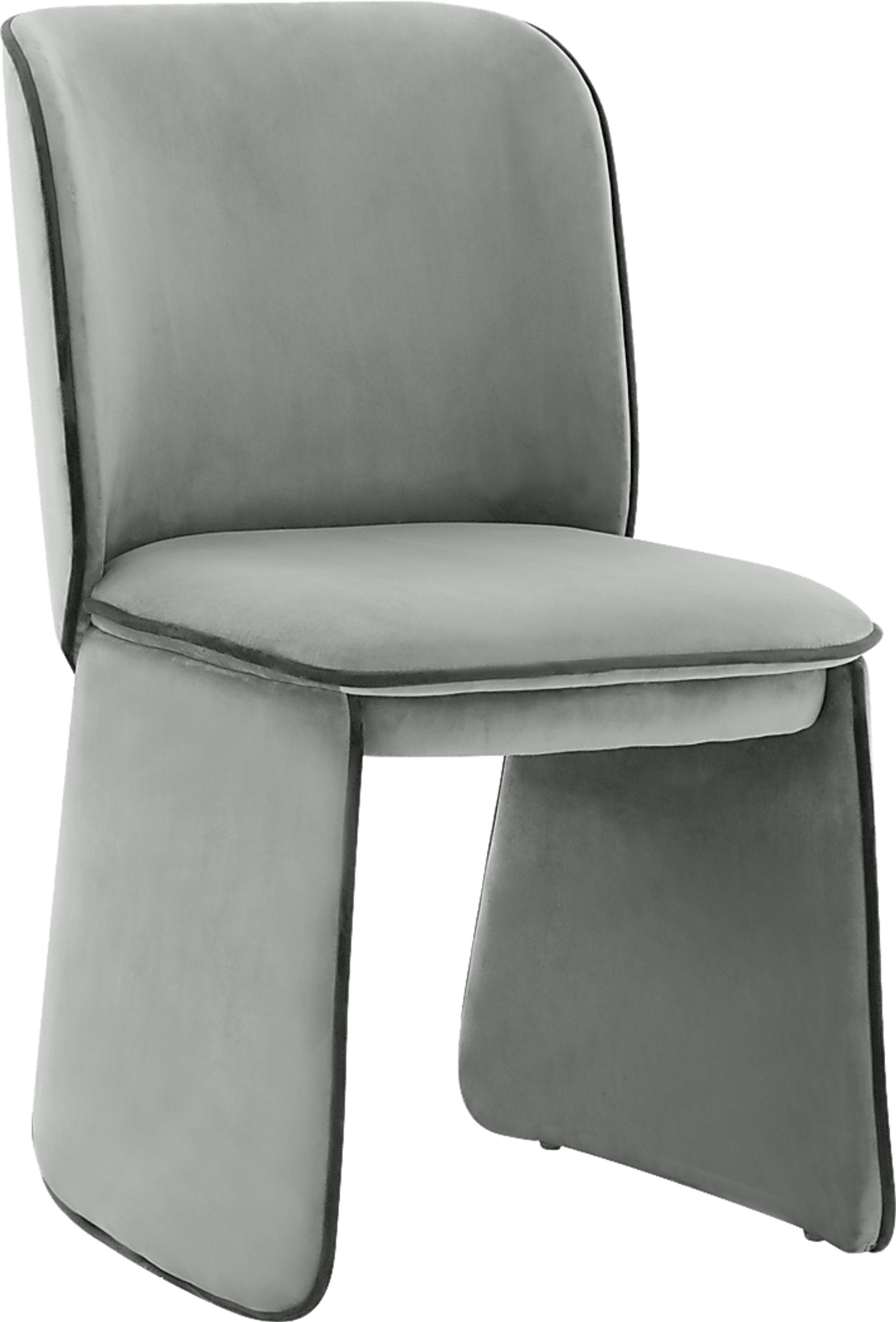 Allbee Gray Side Chair - Image 1