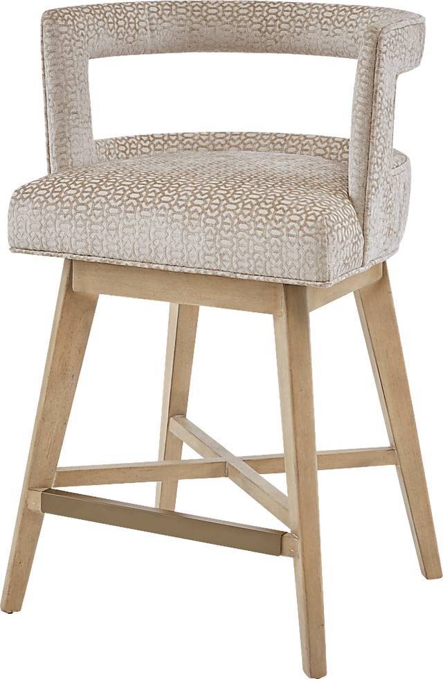 Allbritton Cream Counter Height Stool - Thumbnail - Image 1