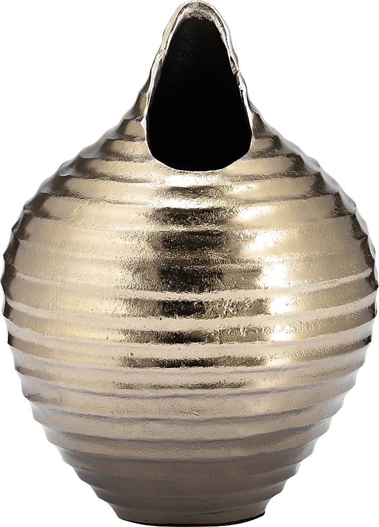 Allcante Gold 12 in. Vase