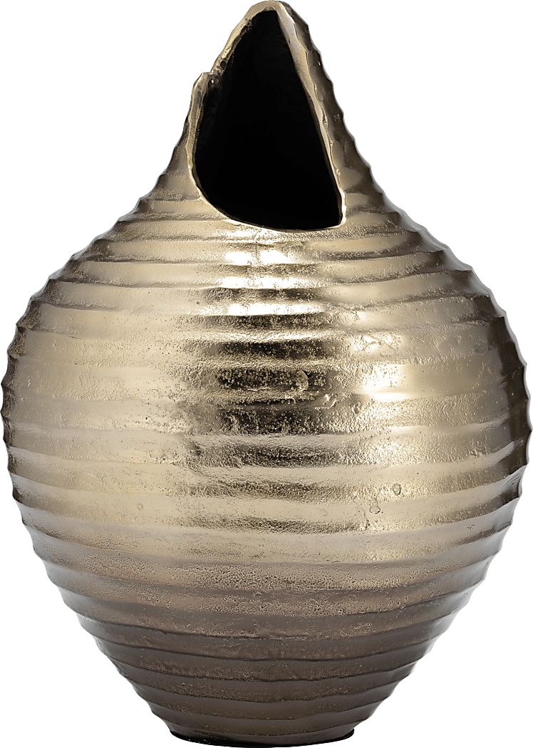 Allcante Gold 16 in. Vase