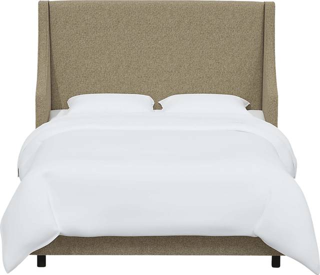 Alldenford Beige Twin Bed - Thumbnail - Image 2