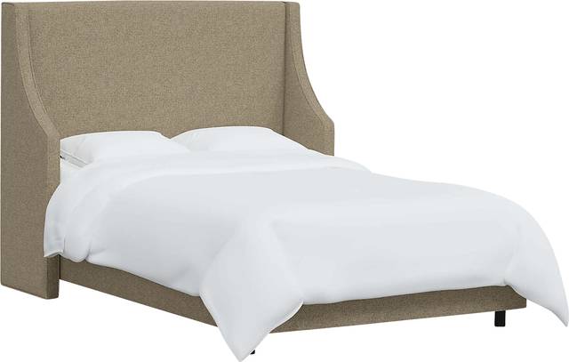 Alldenford Beige Twin Bed - Thumbnail - Image 1