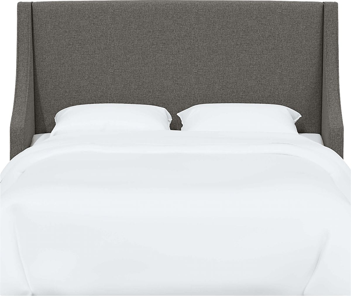 Alldenford Dark Gray Linen,Polyester Fabric Queen Headboard | Rooms to Go