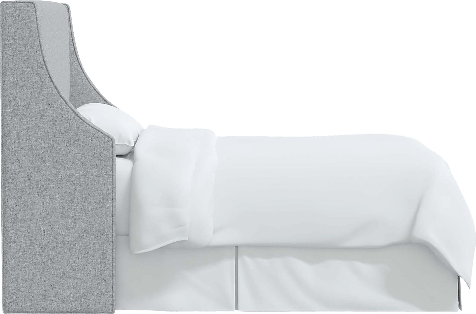 Alldenford Light Gray Twin Headboard - Image 3