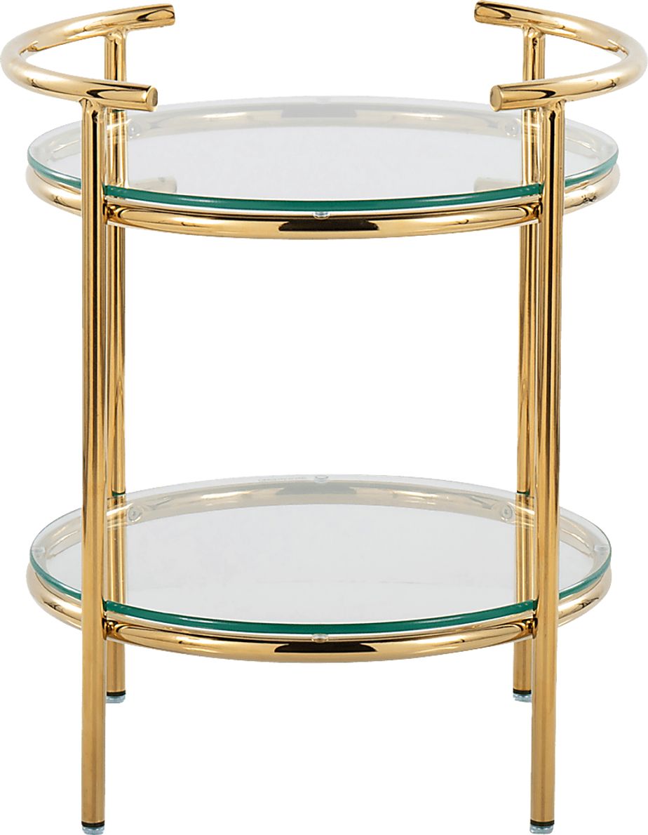 Alldershot Gold End Table