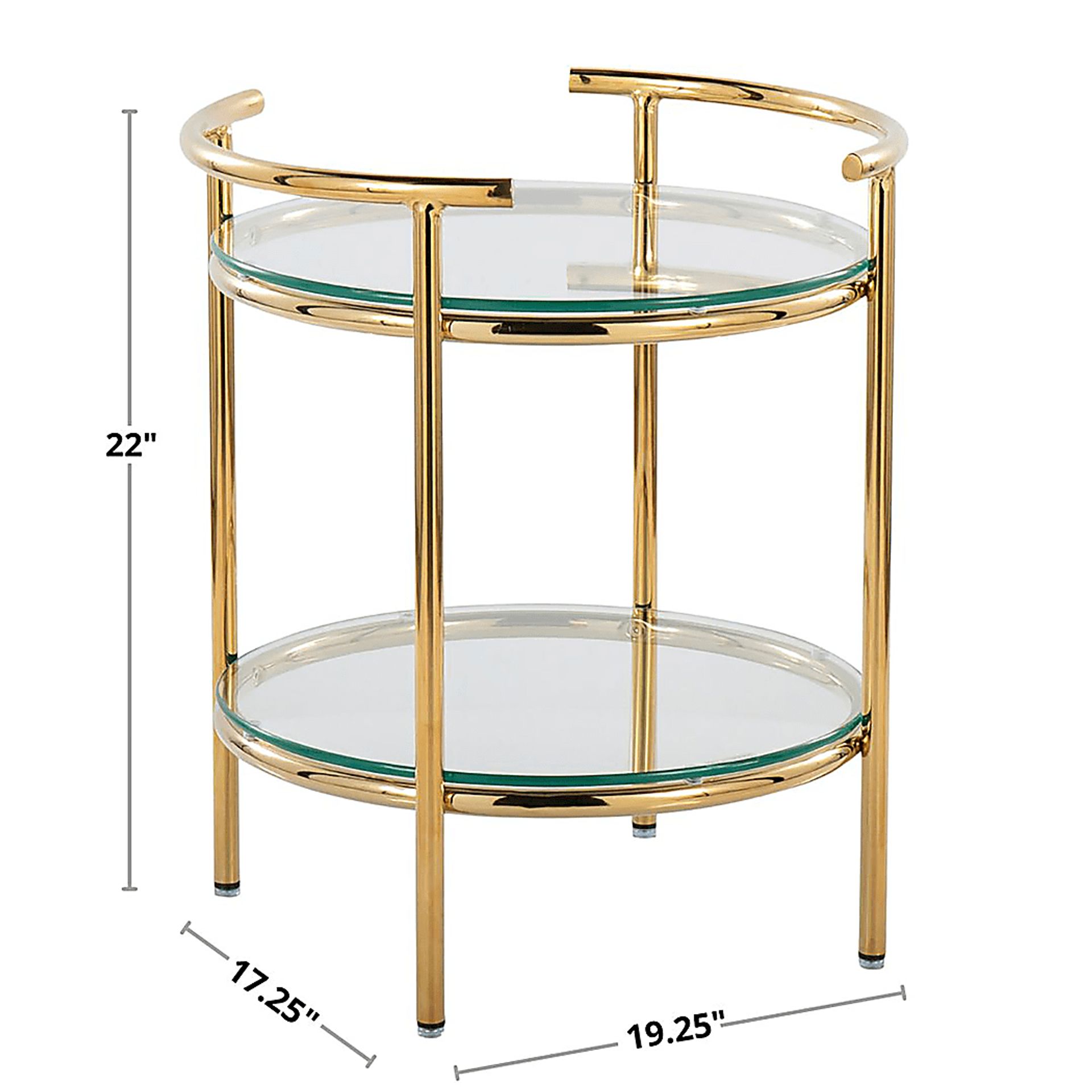 Alldershot Gold End Table - Image 10