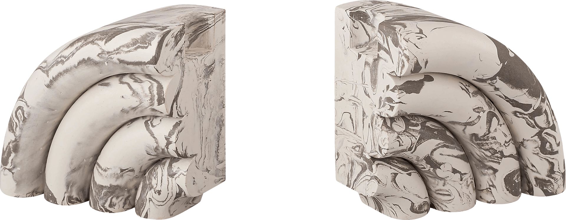 Alleah Gray Bookends, Set of 2 - Image 2