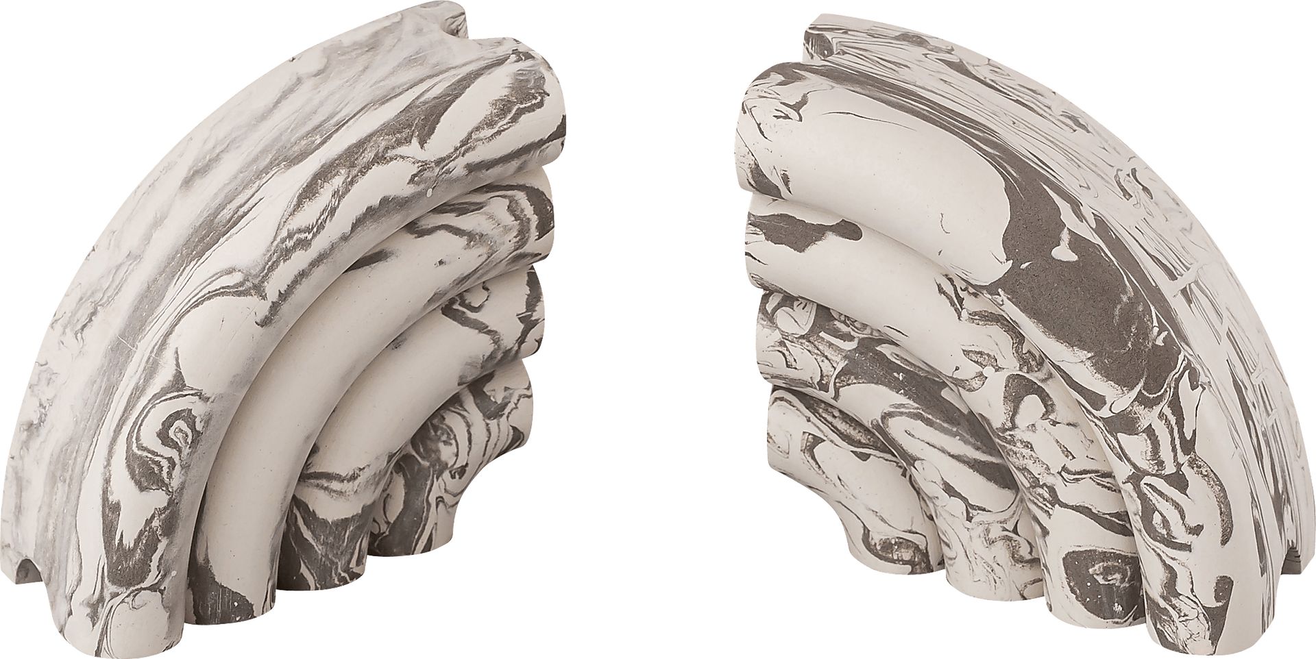 Alleah Gray Bookends, Set of 2 - Image 3